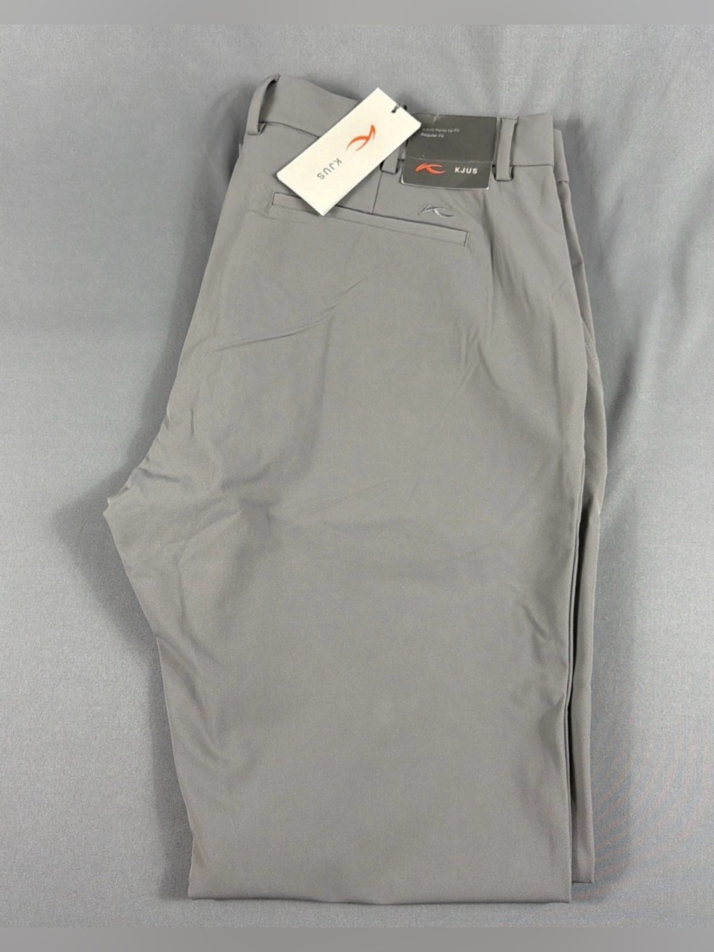 KJUS Golf Pants Ike 38 x 32 Gray Polyamide Spandex NWT MSRP $199